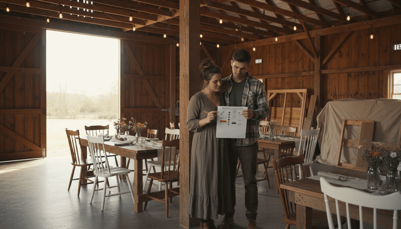 What to Expect at Barn Venues: 78% Prefer DIY Décor