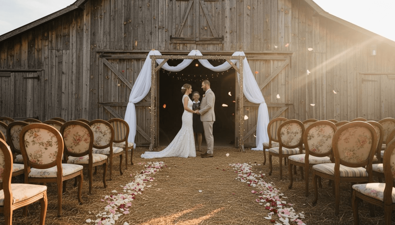 Barn wedding decoration guide 2026: 8 steps for elegance