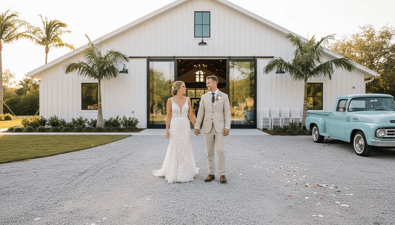 What is a modern barn venue? A Florida wedding guide