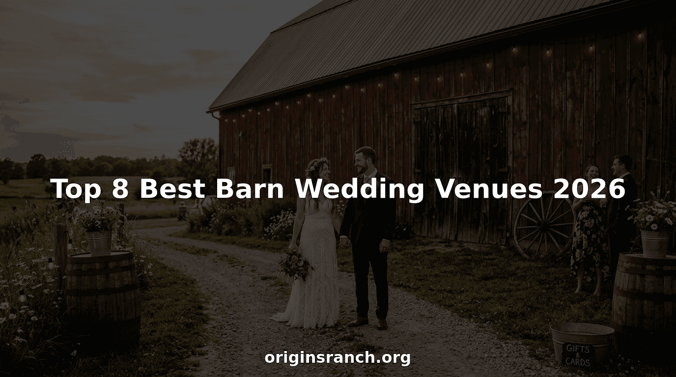 Top 8 Best Barn Wedding Venues 2026