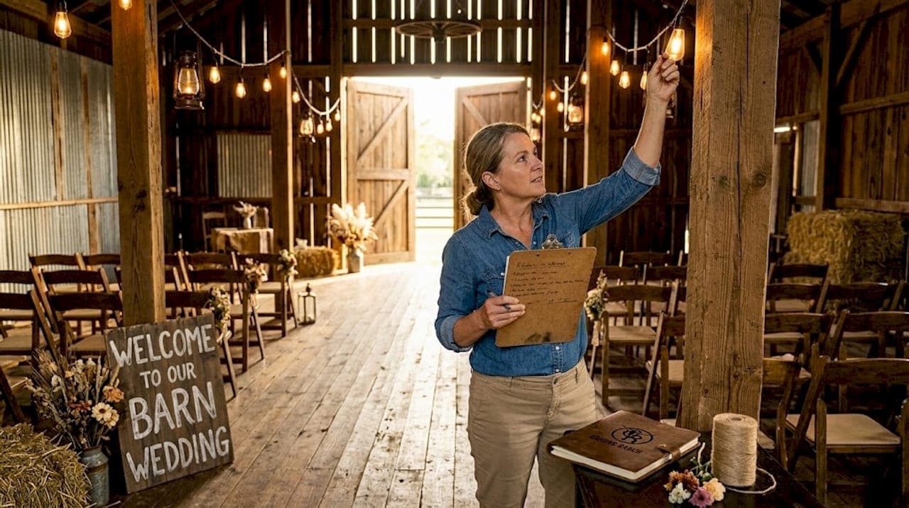Wedding Decor Setup Guide for Florida Barn Events