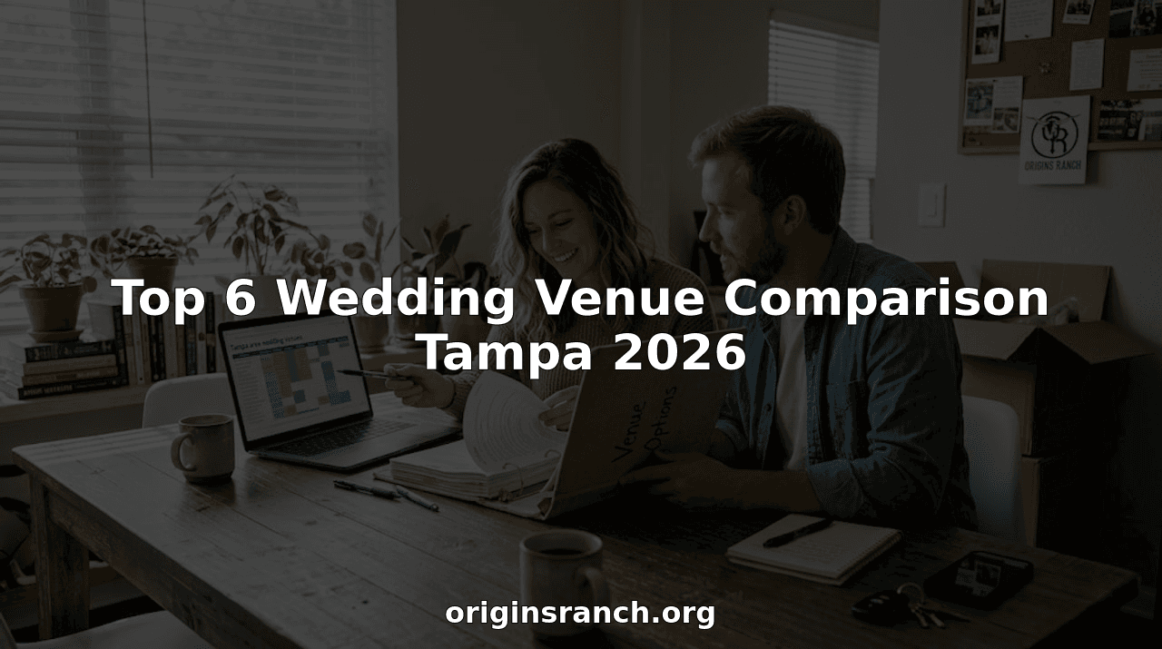 Top 6 Wedding Venue Comparison Tampa 2026