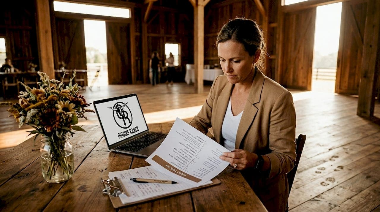 Event logistics explained: steps for a perfect rustic wedding