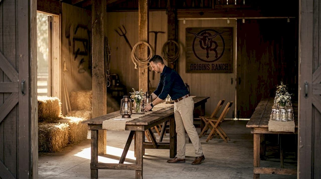 How to Create a Rustic Reception: Florida Barn Wedding Ideas