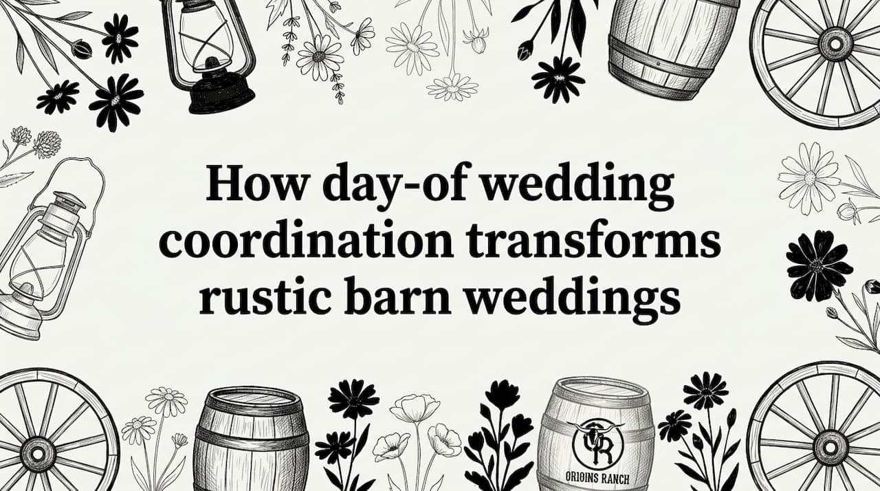 How day-of wedding coordination transforms rustic barn weddings