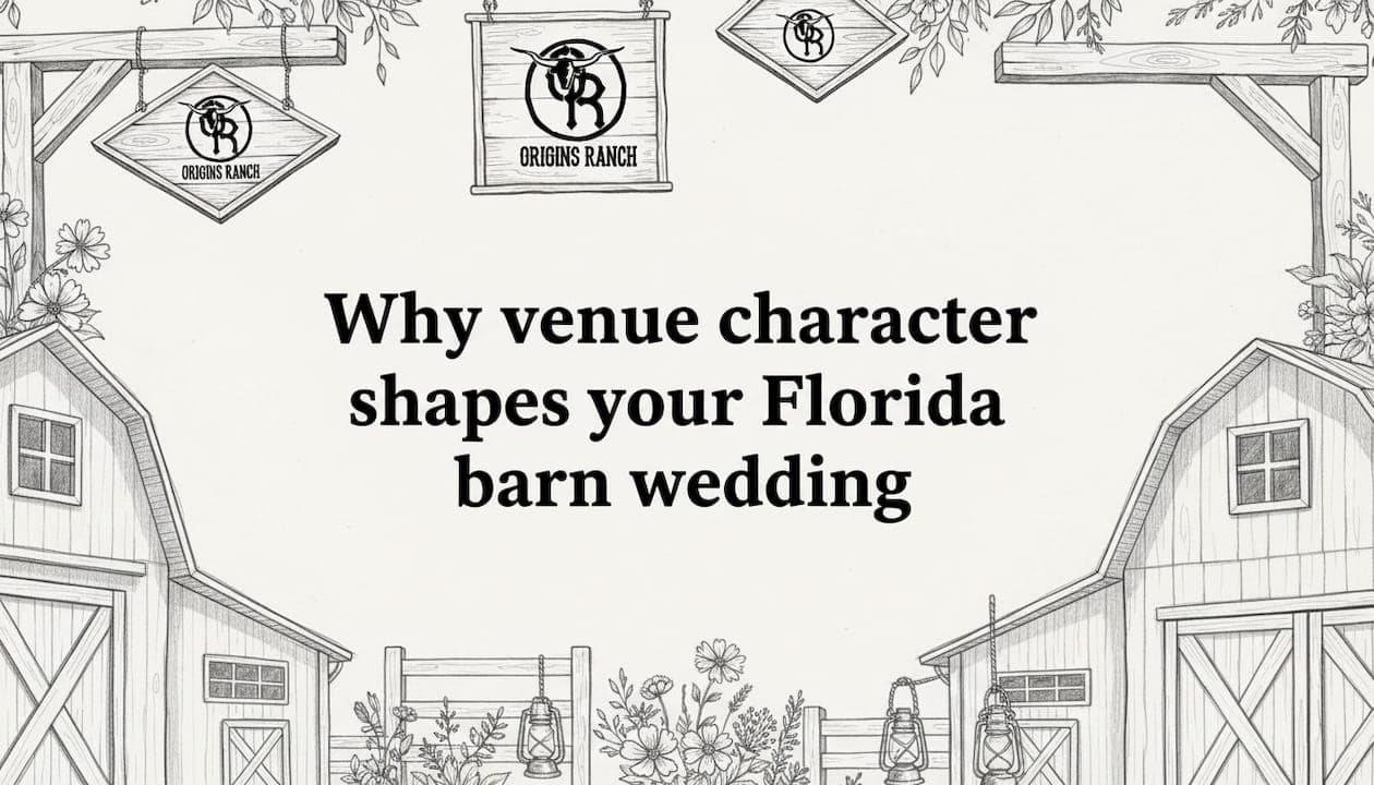 Why venue character shapes your Florida barn wedding