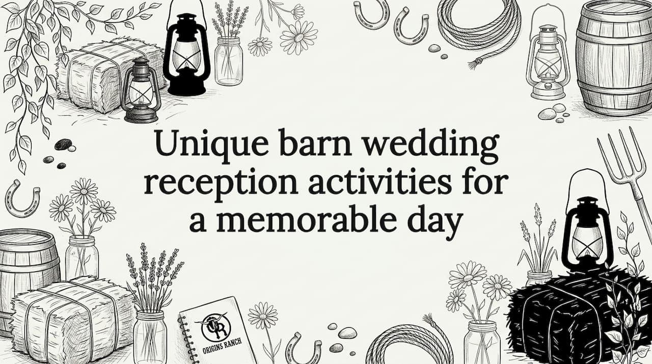 Unique barn wedding reception activities for a memorable day