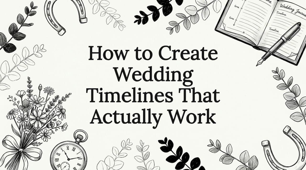How to Create Wedding Timelines That Actually Work