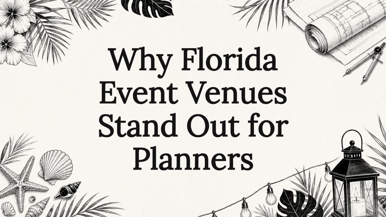 Why Florida Event Venues Stand Out for Planners