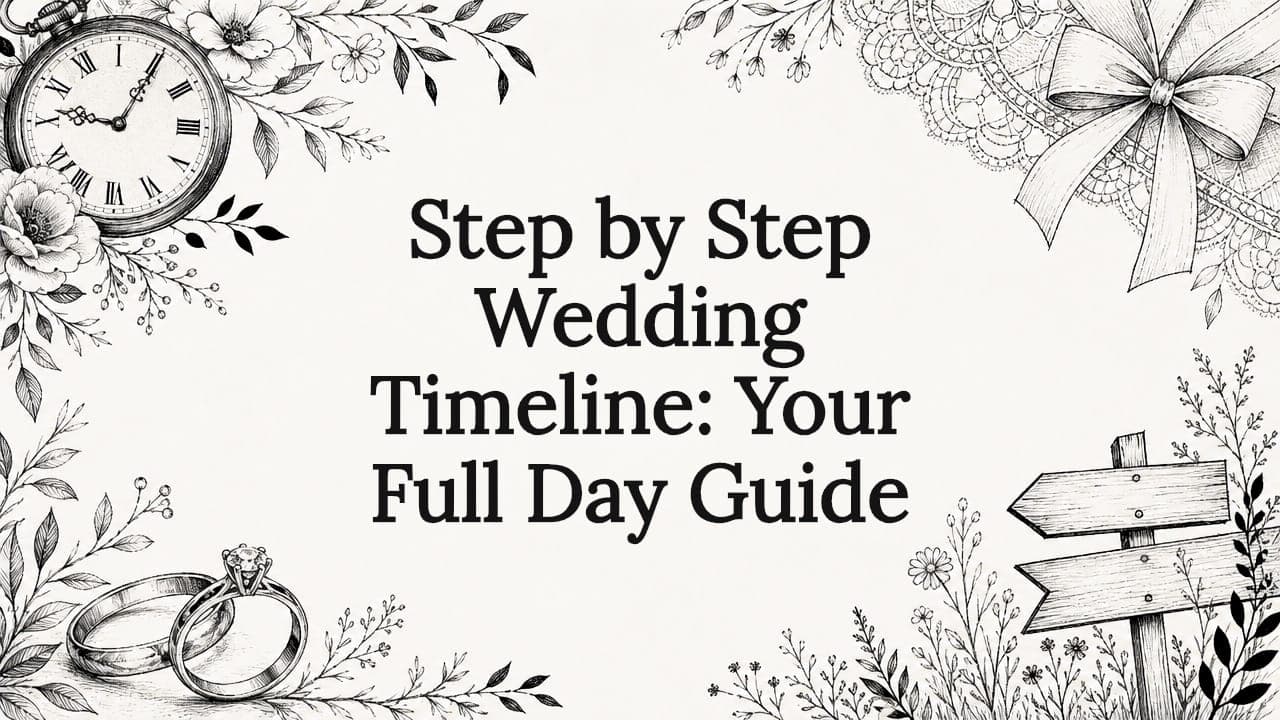 Step by Step Wedding Timeline: Your Full Day Guide