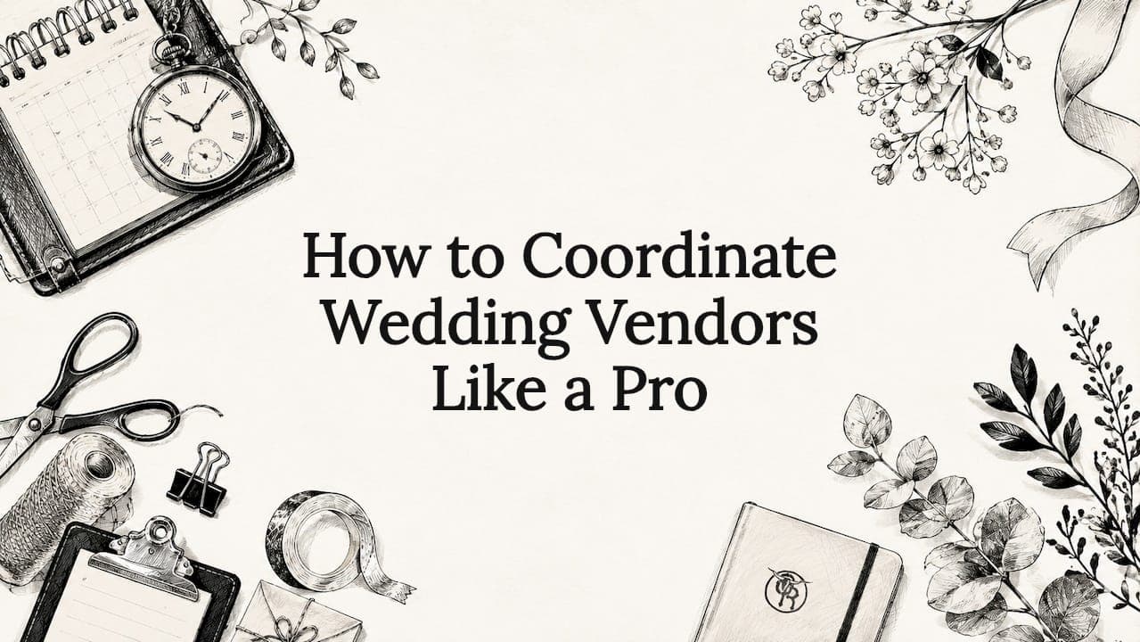 How to Coordinate Wedding Vendors Like a Pro