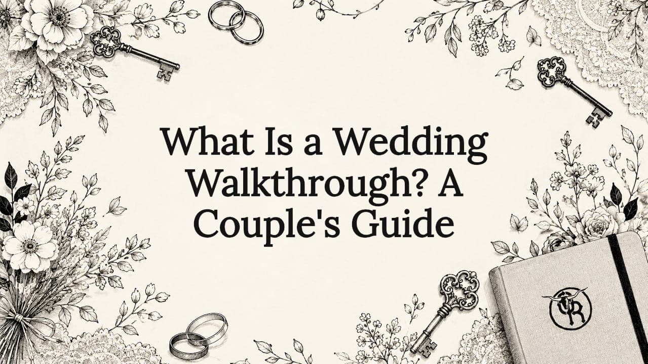 What Is a Wedding Walkthrough? A Couple's Guide