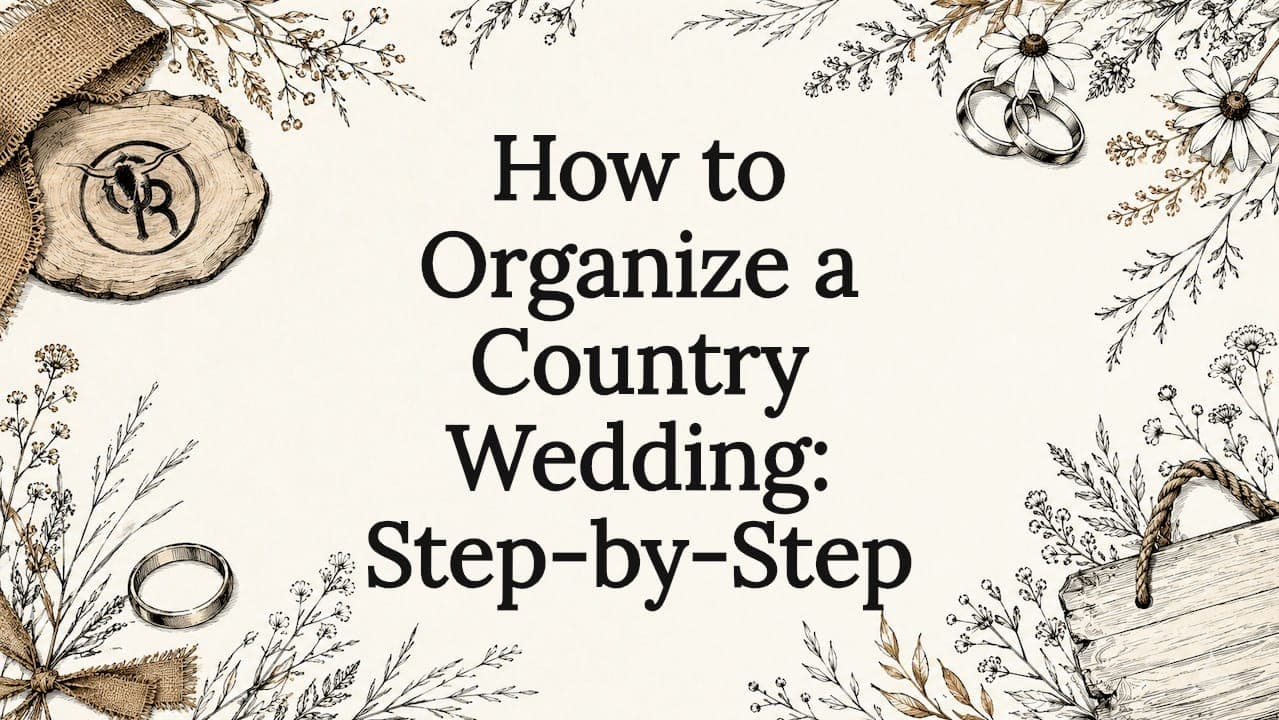 How to Organize a Country Wedding: Step-by-Step