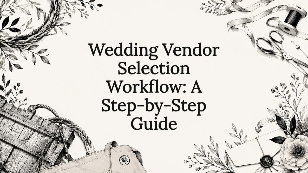 Wedding Vendor Selection Workflow: A Step-by-Step Guide