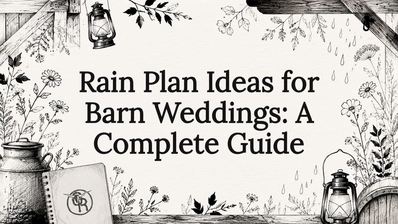 Rain Plan Ideas for Barn Weddings: A Complete Guide