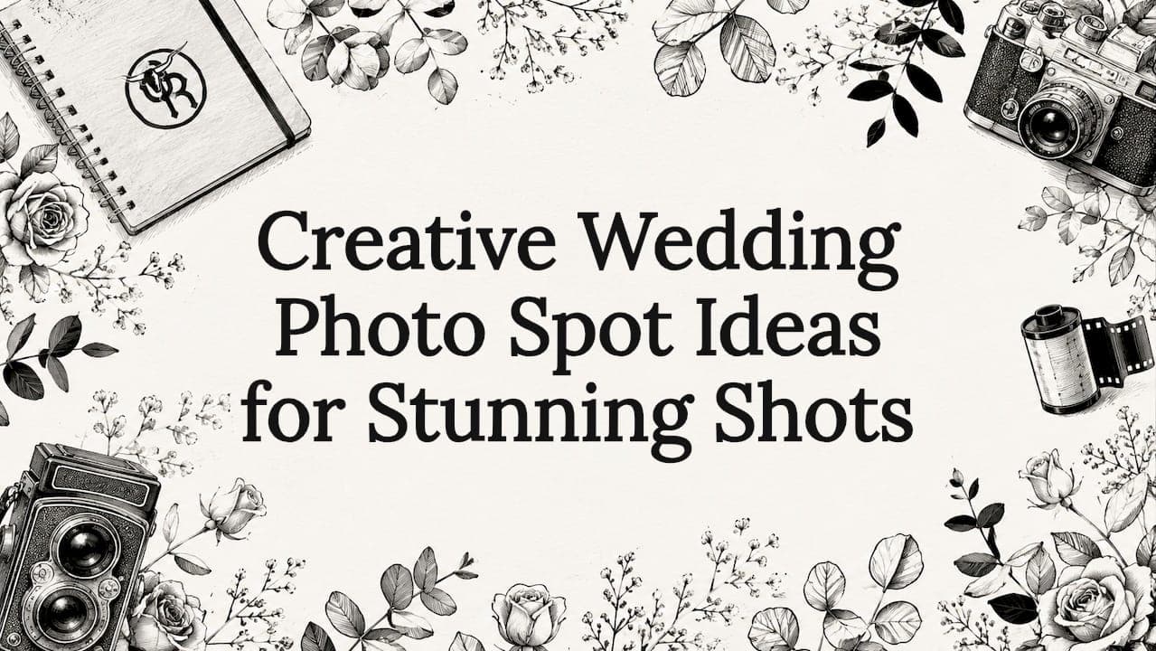 Creative Wedding Photo Spot Ideas for Stunning Shots