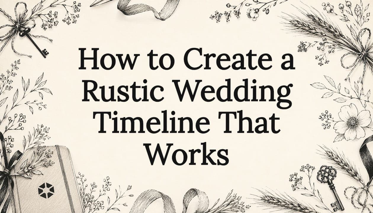 How to Create a Rustic Wedding Timeline That Works