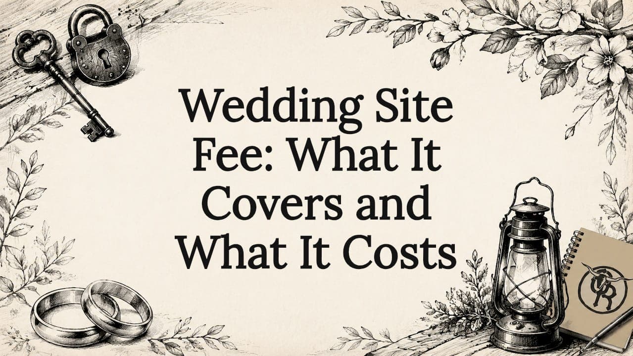 Wedding Site Fee: What It Covers and What It Costs