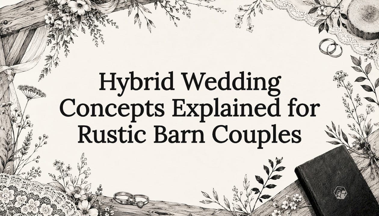 Hybrid Wedding Concepts Explained for Rustic Barn Couples