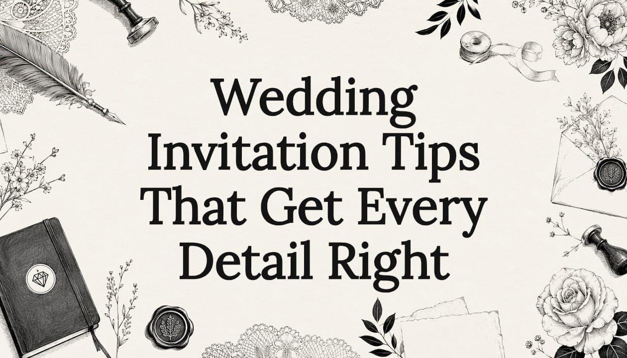 Wedding Invitation Tips That Get Every Detail Right