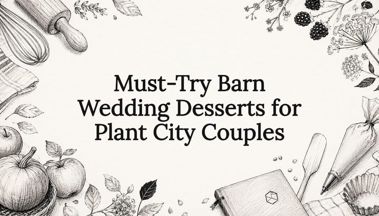 Must-Try Barn Wedding Desserts for Plant City Couples
