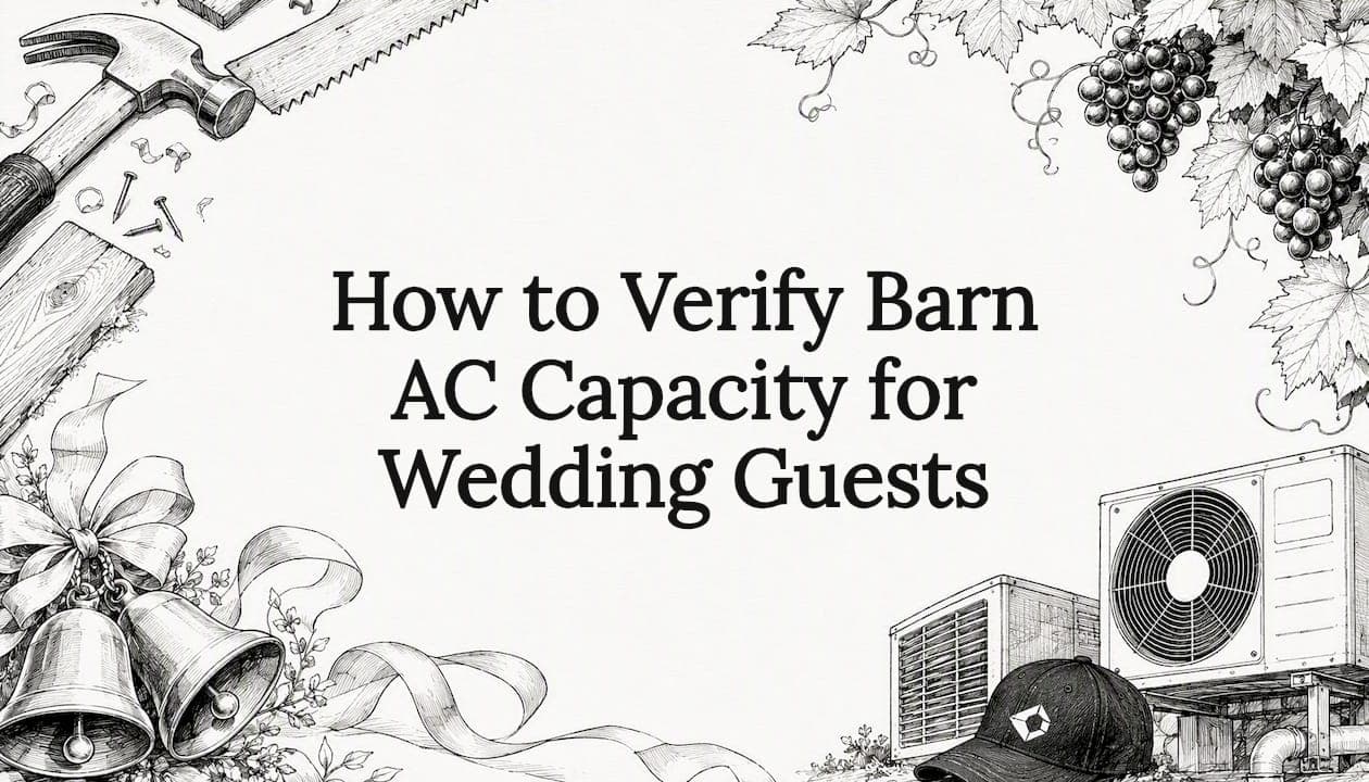 How to Verify Barn AC Capacity for Wedding Guests
