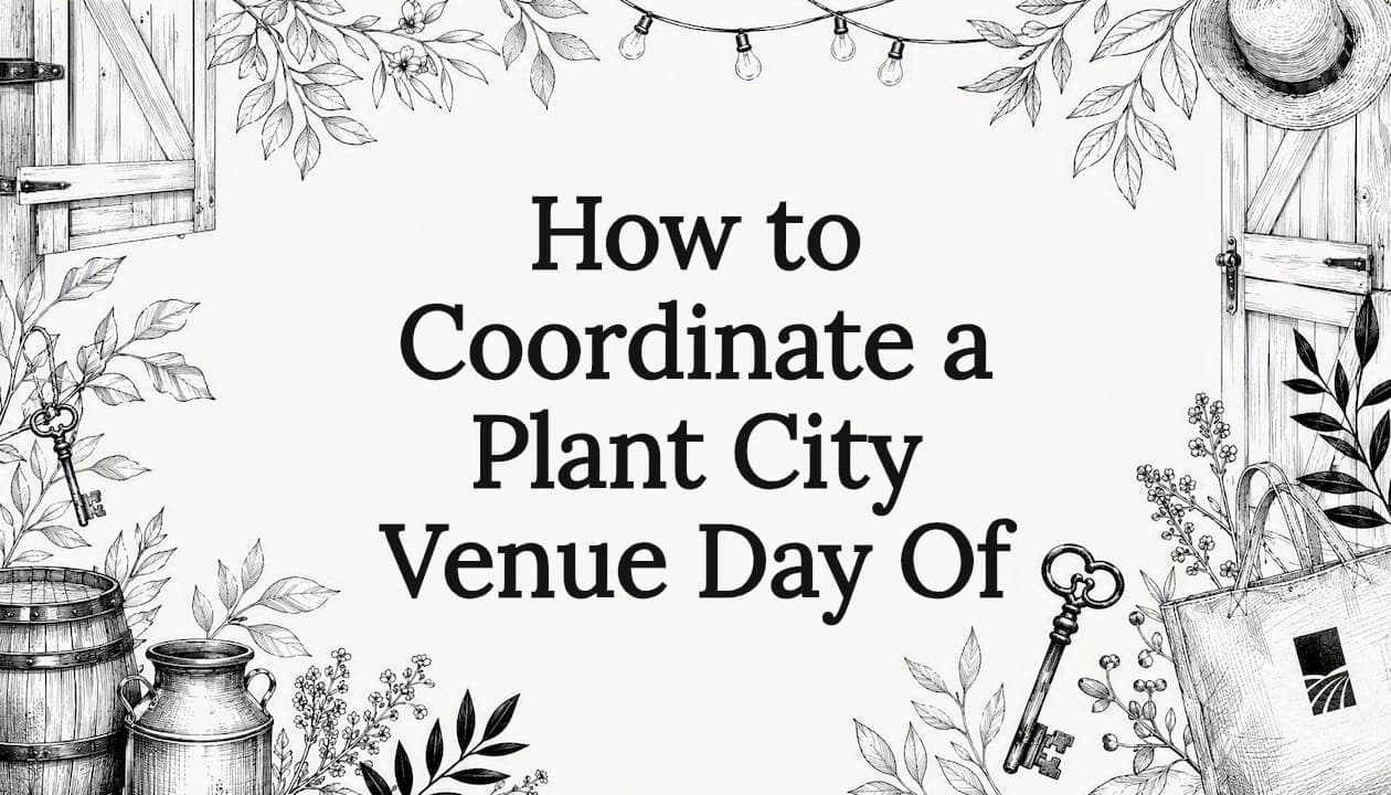 How to Coordinate a Plant City Venue Day Of