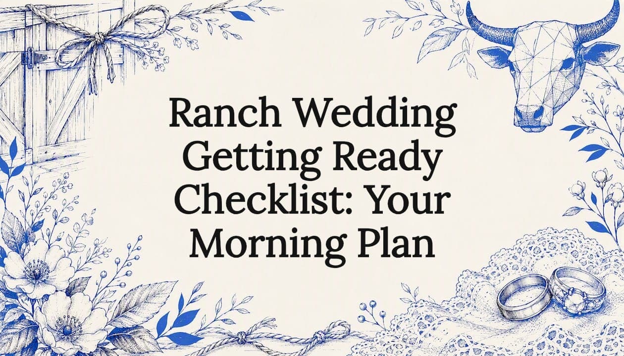 Ranch Wedding Getting Ready Checklist: Your Morning Plan