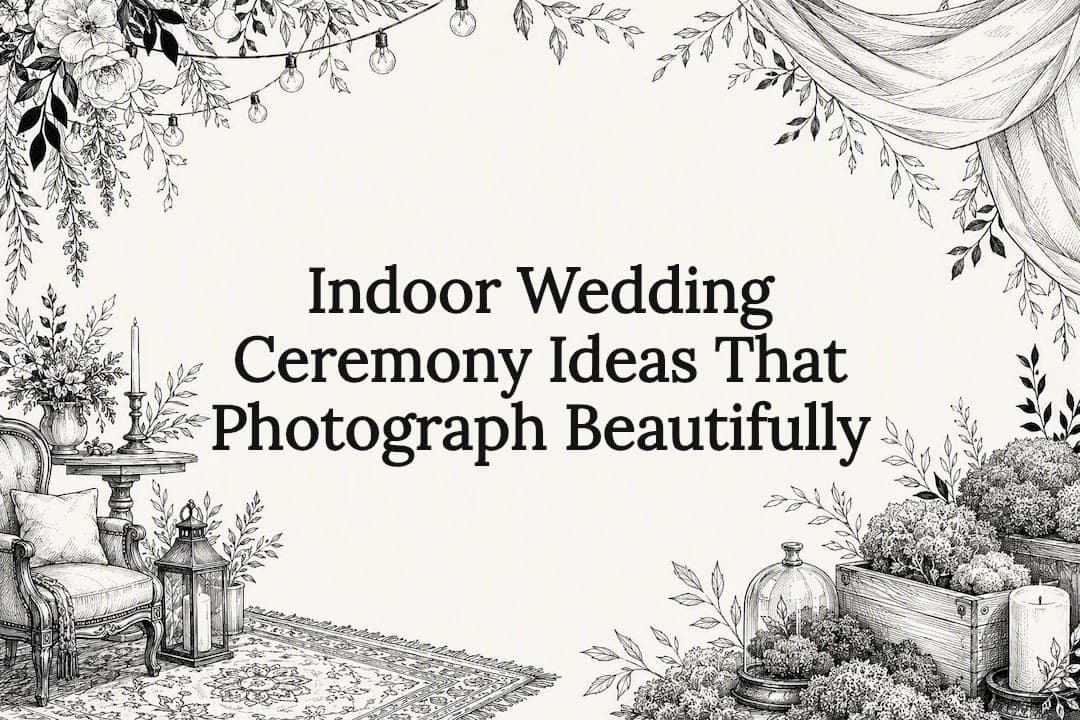 Indoor Wedding Ceremony Ideas That Photograph Beautifully