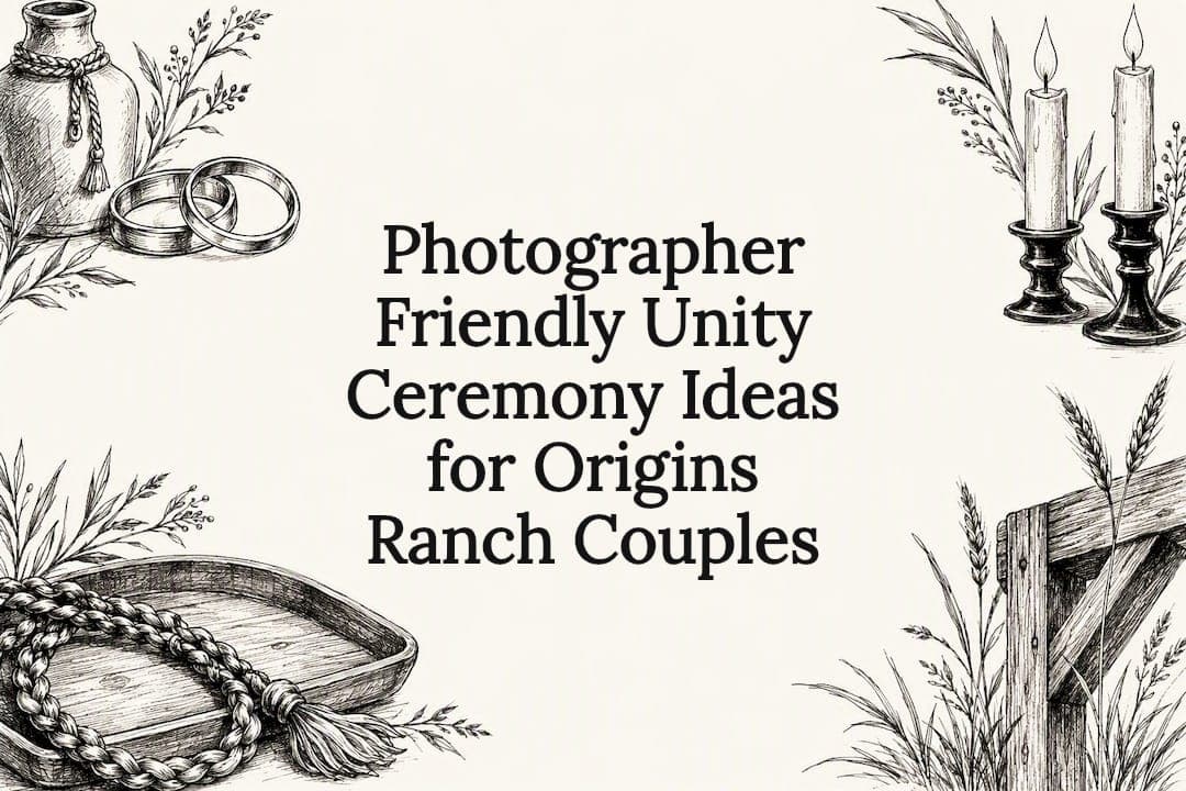 Photographer Friendly Unity Ceremony Ideas for Origins Ranch Couples