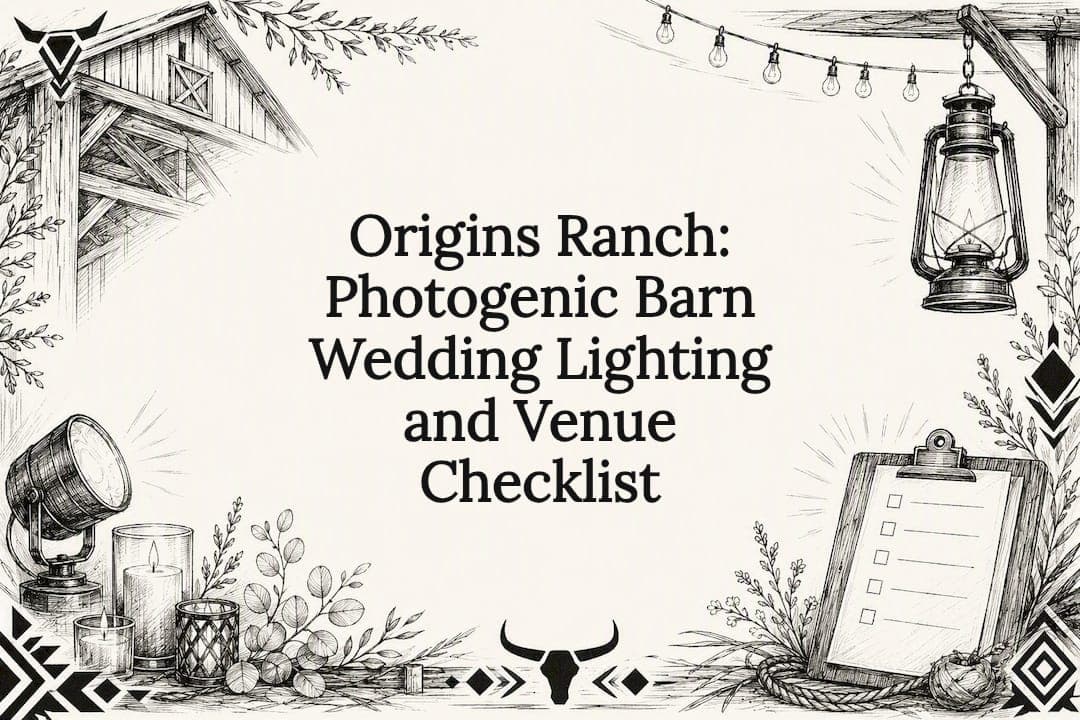 Origins Ranch: Photogenic Barn Wedding Lighting and Venue Checklist