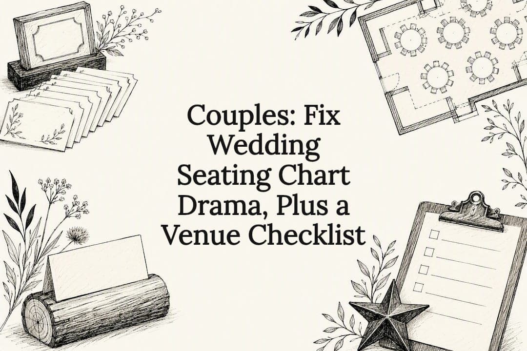 Couples: Fix Wedding Seating Chart Drama, Plus a Venue Checklist