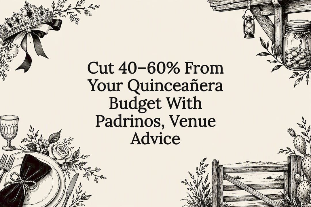 Cut 40–60% From Your Quinceañera Budget With Padrinos, Venue Advice