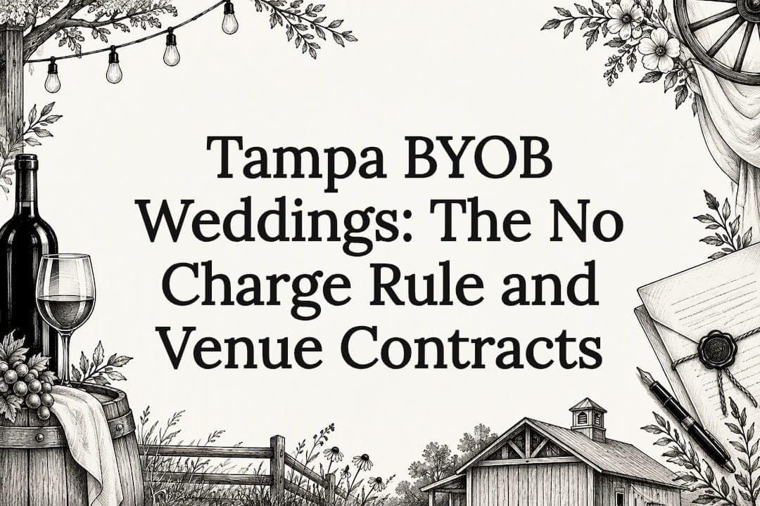 Tampa BYOB Weddings: The No Charge Rule and Venue Contracts