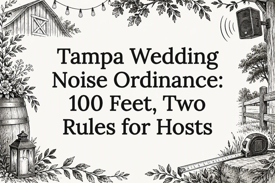 Tampa Wedding Noise Ordinance: 100 Feet, Two Rules for Hosts