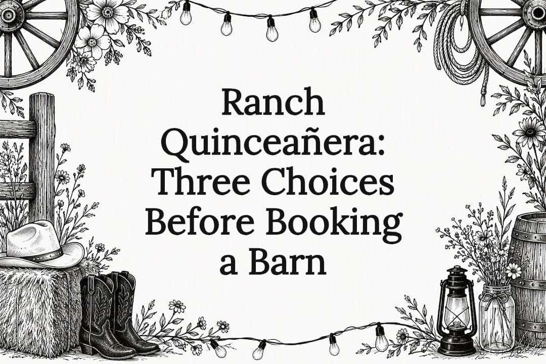 Ranch Quinceañera: Three Choices Before Booking a Barn