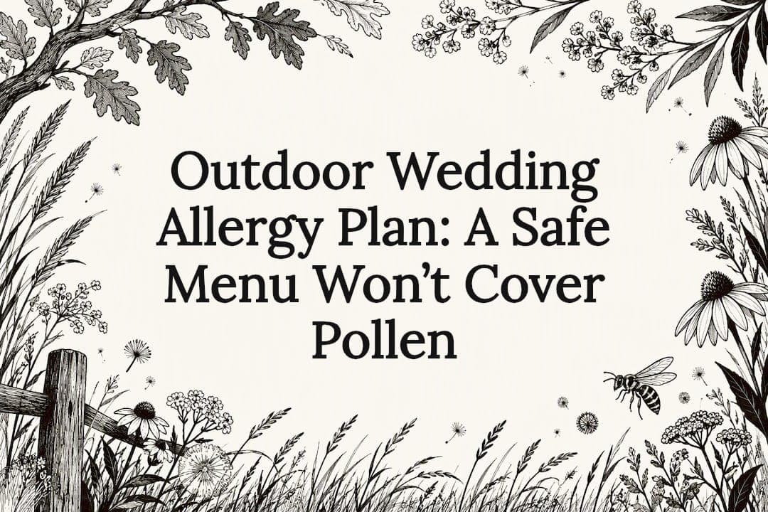 Outdoor Wedding Allergy Plan: A Safe Menu Won’t Cover Pollen