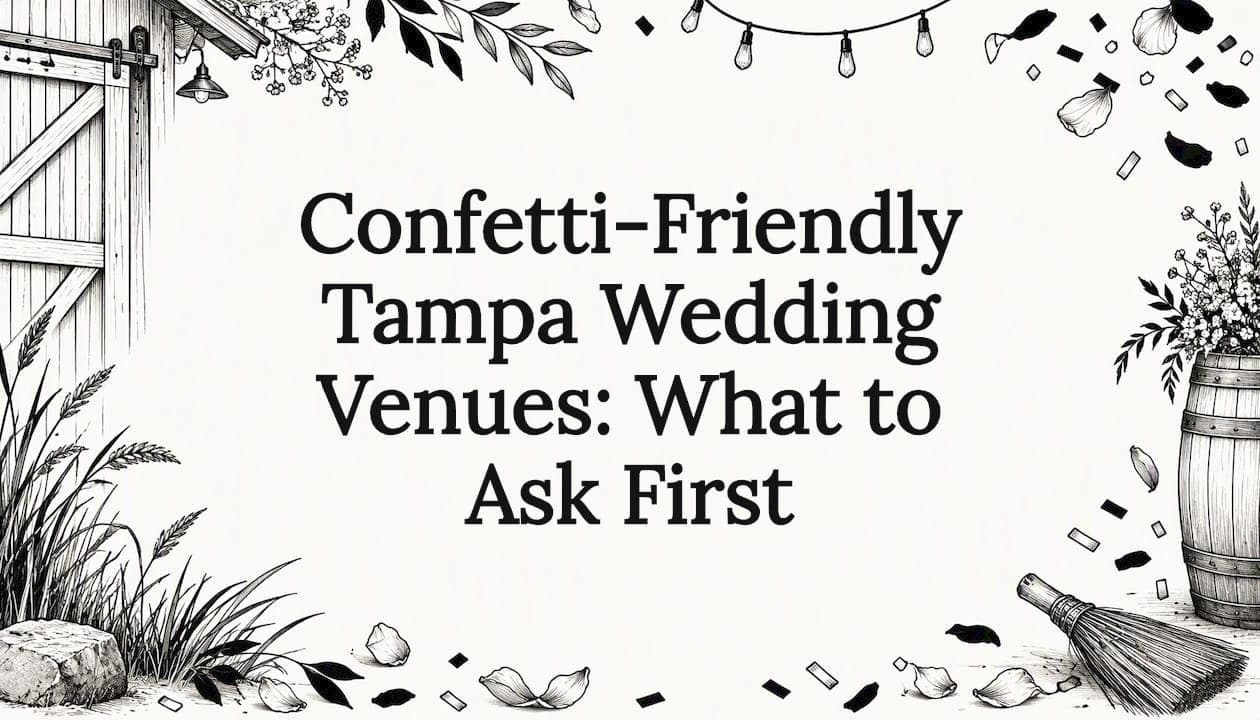 Confetti-Friendly Tampa Wedding Venues: What to Ask First