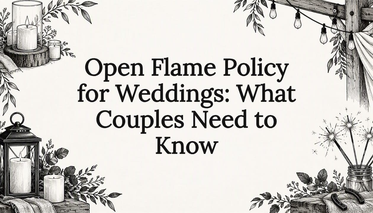 Open Flame Policy for Weddings: What Couples Need to Know