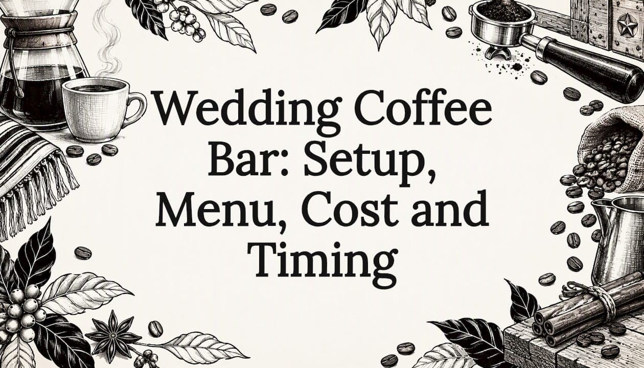 Wedding Coffee Bar: Setup, Menu, Cost and Timing