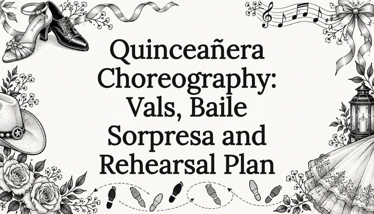 Quinceañera Choreography: Vals, Baile Sorpresa and Rehearsal Plan
