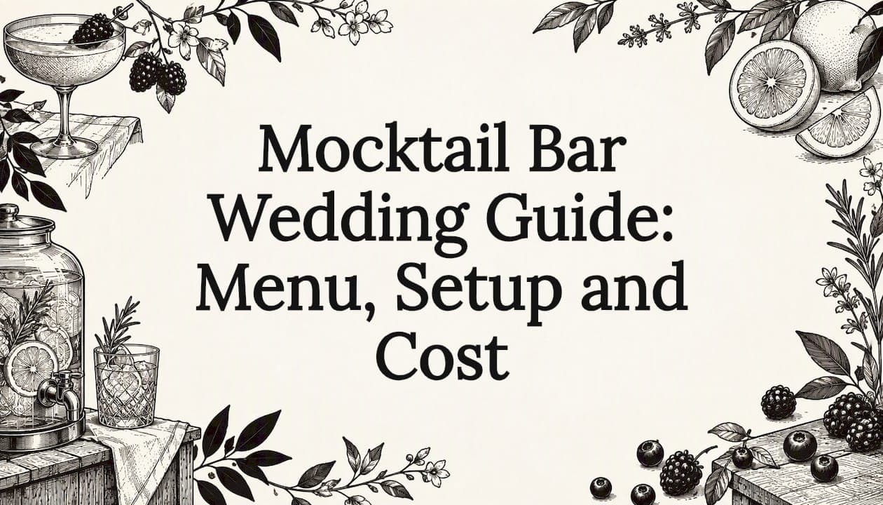 Mocktail Bar Wedding Guide: Menu, Setup and Cost